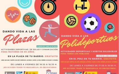 «Dando Vida» retoma la actividad en las plazas y polideportivos