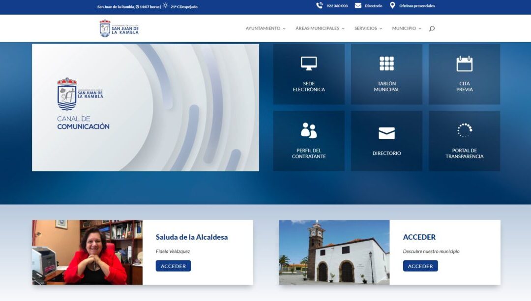 El Ayuntamiento presenta la nueva web municipal