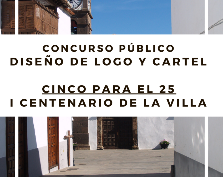 En marcha un concurso para elegir el logo que identificará a la celebración del Centenario de la Villa