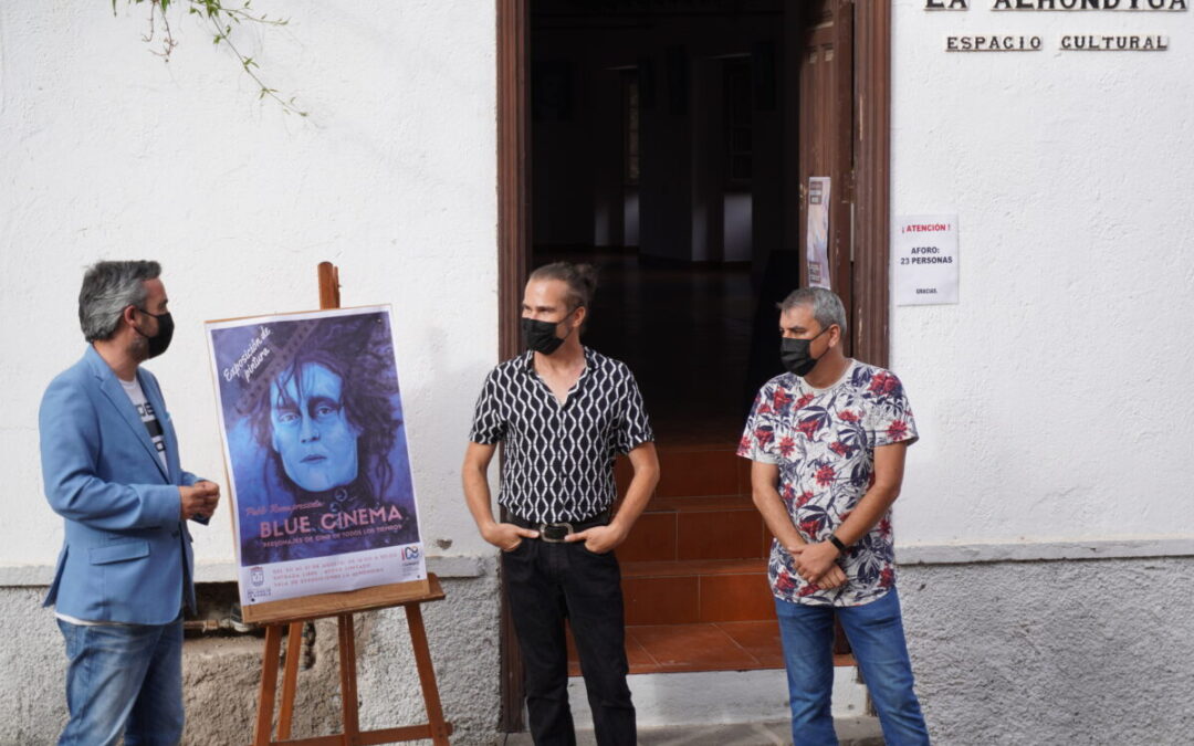 Inaugurada la muestra «Blue Cinema» en la sala de exposiciones La Alhóndiga