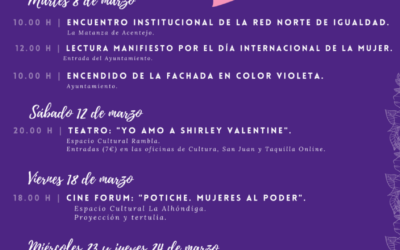 Un mes de actos para conmemorar el Día Internacional de la Mujer