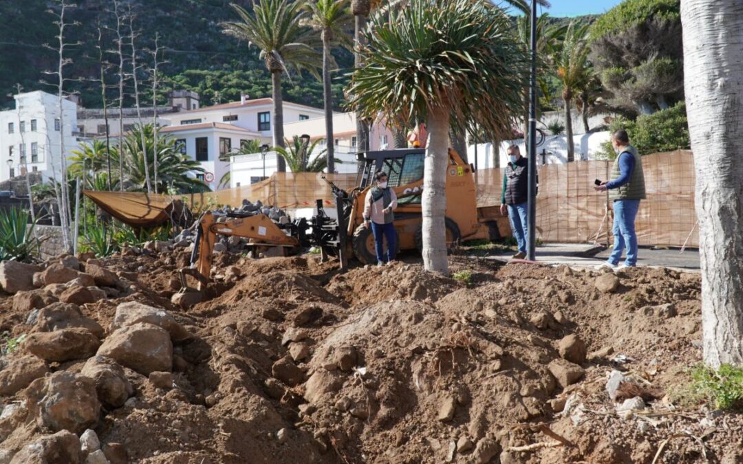 Un nuevo mirador panorámico en el antiguo jardín de la plaza de La Constitución