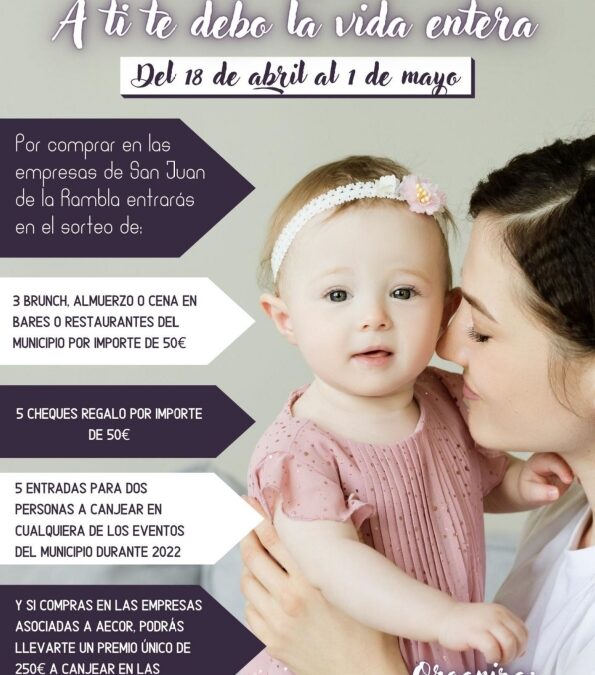 Comprar el regalo a mamá tiene premio en San Juan de la Rambla
