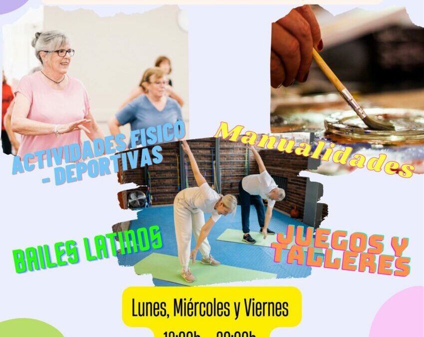 Actividades lúdico deportivas y artísticas gratuitas para los mayores de la Villa