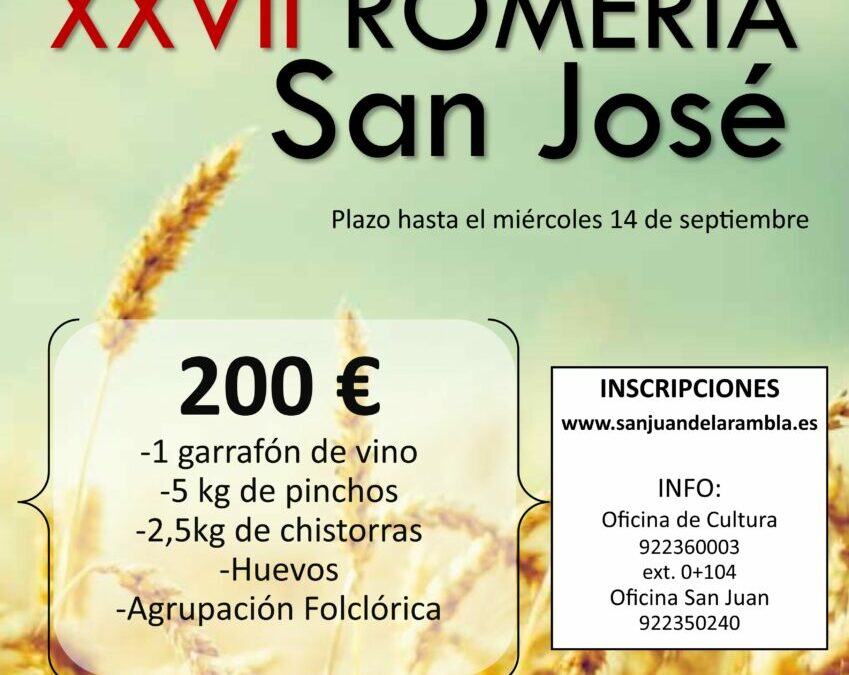 Abierto el plazo para alquilar las carretas en el regreso de la Romería de San José