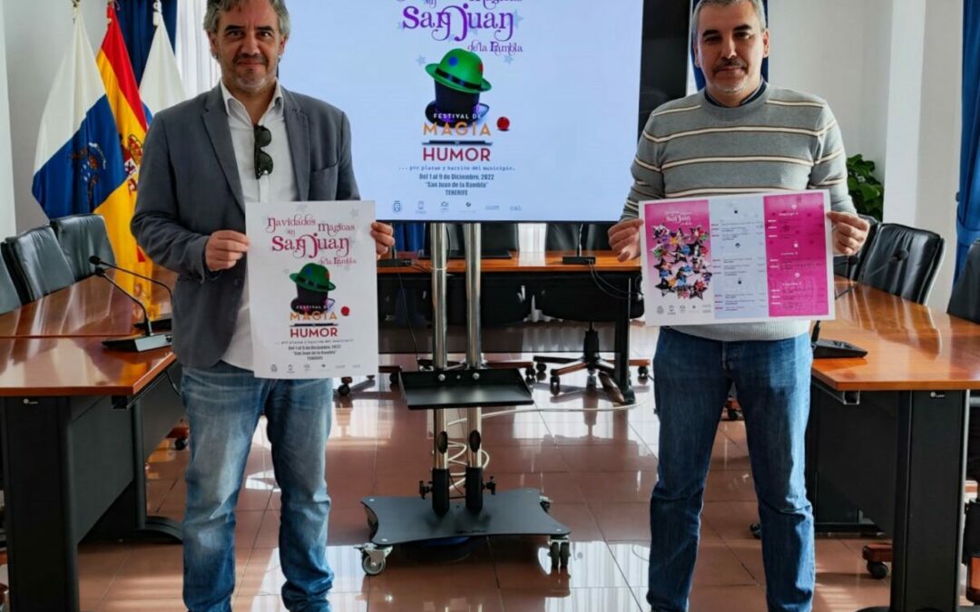 Llega el primer festival “Magia y Humor: Navidades mágicas en San Juan de la Rambla”