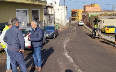 Inicio de la mejora del viario del barrio de Las Rosas