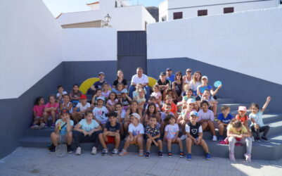 Medio centenar de niños participan durante julio en el “Campus en el Campo”