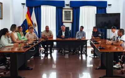 Recepción oficial al laureado atleta Aythami Afonso
