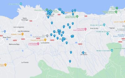 Un mapa digital ubica más de medio centenar de cruces por el Día de la Cruz