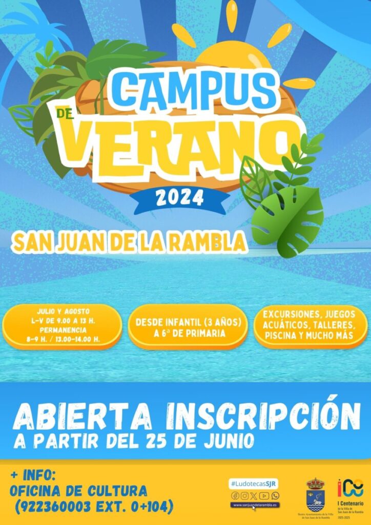 Cartel Campus de Verano 2024