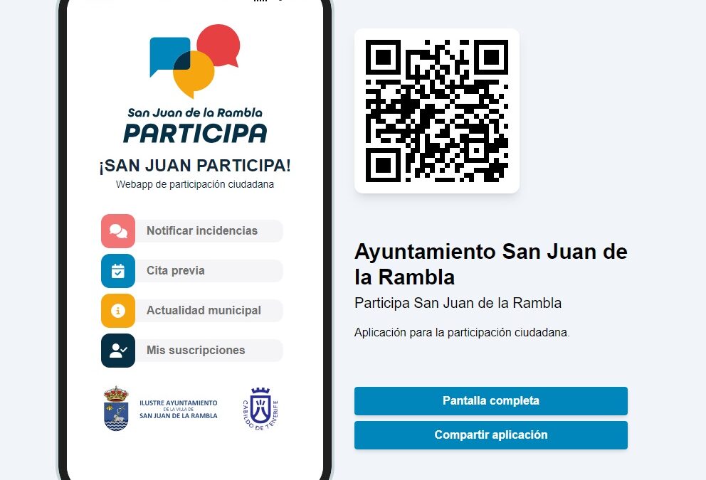 Activada una webapp para comunicar incidencias, recibir avisos, pedir cita y estar al tanto de la actividad municipal