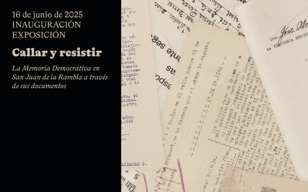 La exposición “Callar y resistir” recoge las historias de los rambleros represaliados por el régimen franquista