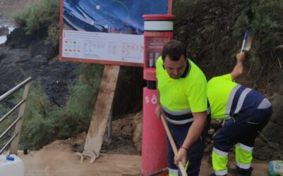 Zafarrancho en Las Aguas ante el inicio de sus fiestas