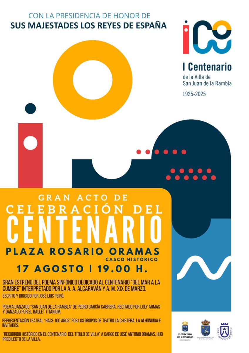 Cartel oficial del acto