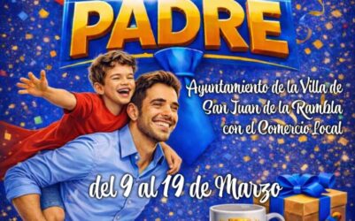 Comercio lanza una campaña por el Día del Padre con 600 euros en cheques regalo para compras en los establecimientos de la Villa