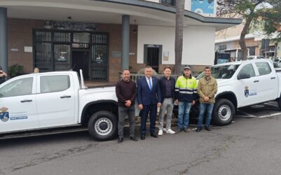 El Ayuntamiento refuerza la flota municipal con dos nuevos vehículos para el área de Obras y Servicios