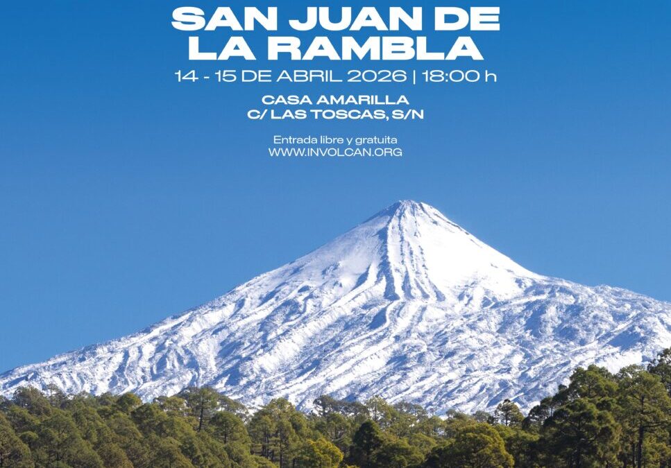 La Villa acoge nuevas jornadas sobre la naturaleza volcánica de Canarias los días 14 y 15 de abril