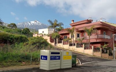 La Mancomunidad de municipios La Guancha-San Juan de la Rambla, incorpora 48 contenedores amarillos y azules para impulsar la recogida selectiva