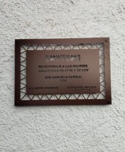 Placa conmemorativa Placa conmemorativa